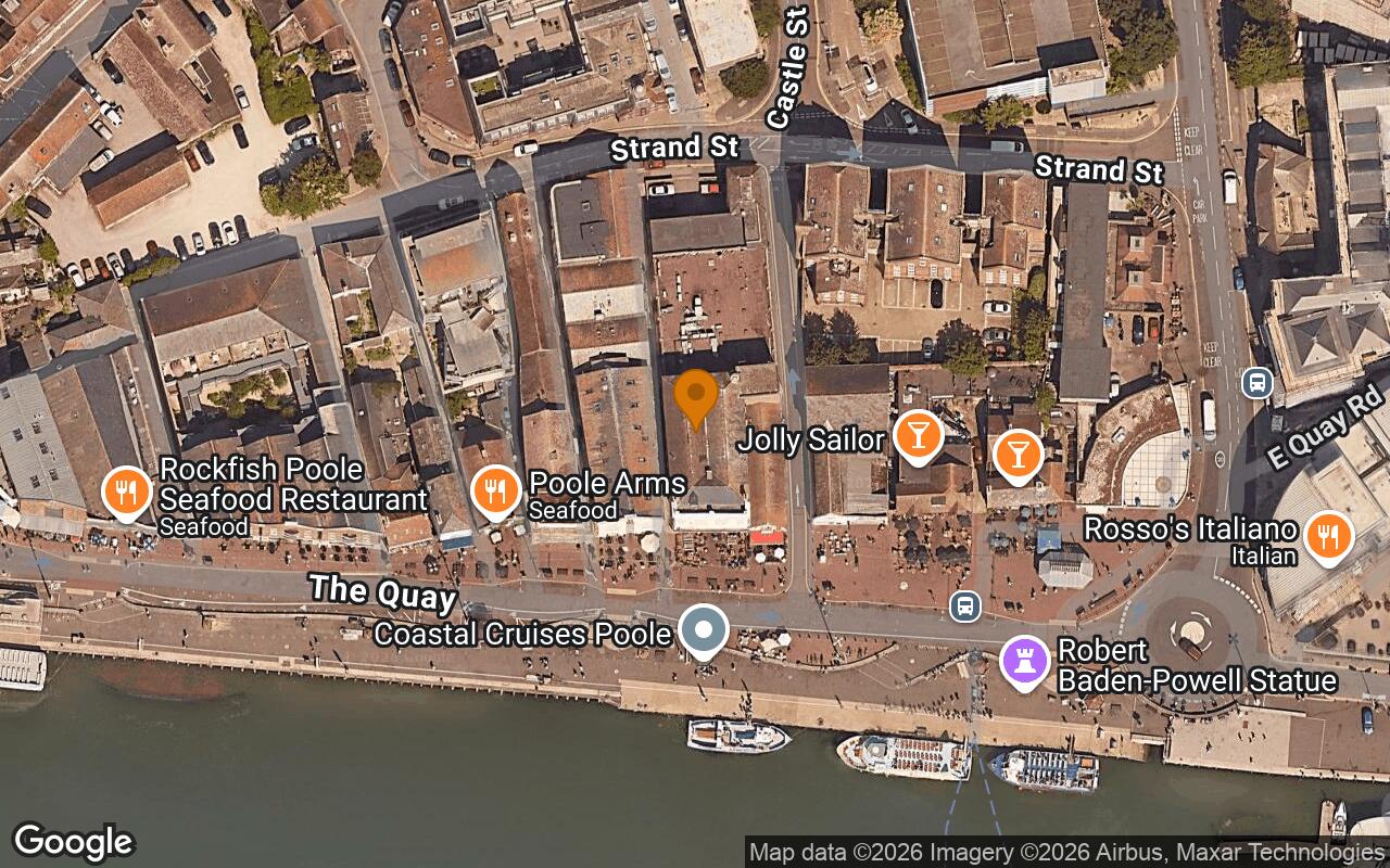 Poole Quay coach drop-off