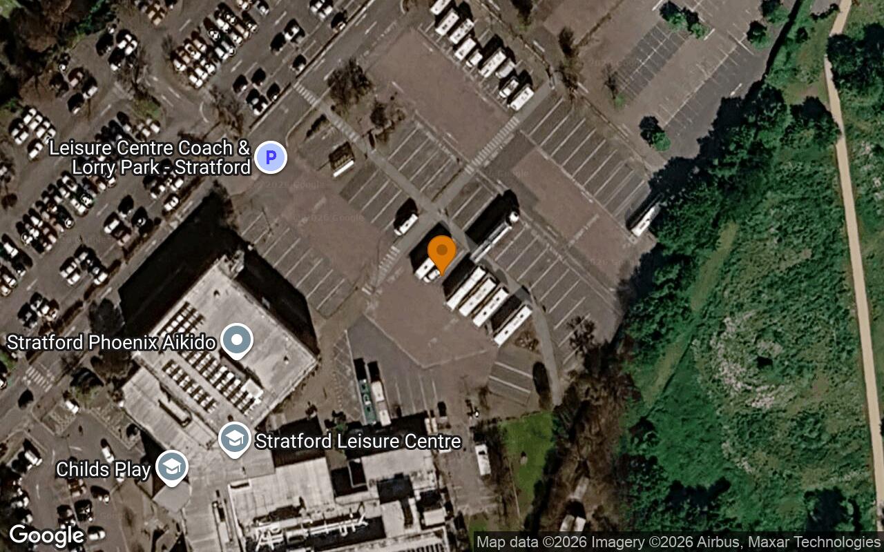 Stratford Leisure Centre Coach Park