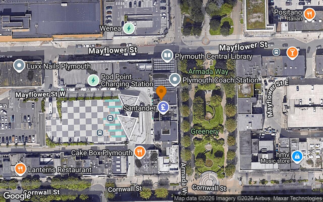 Plymouth Coach Station coach parking