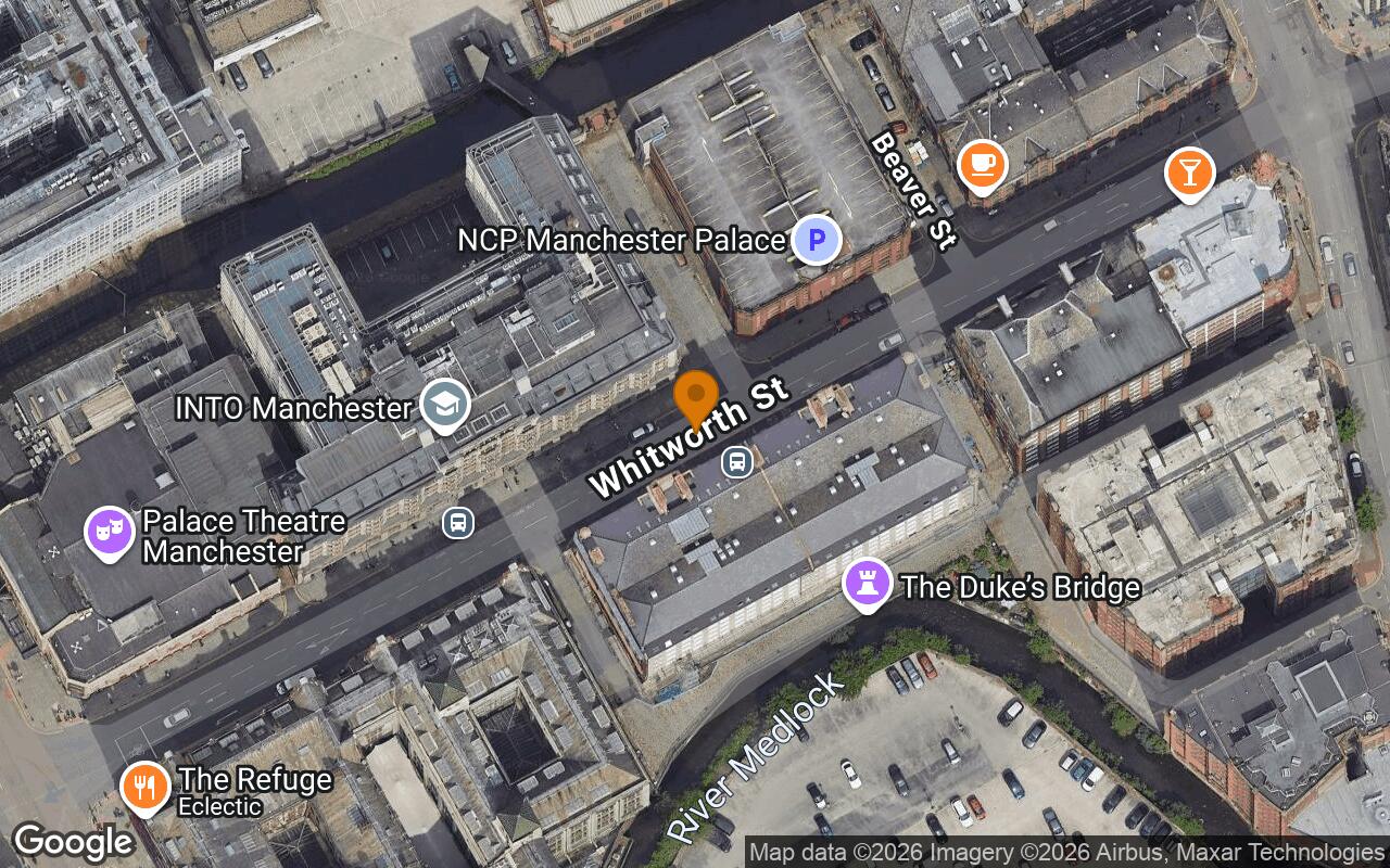 Whitworth Street coach drop-off bay