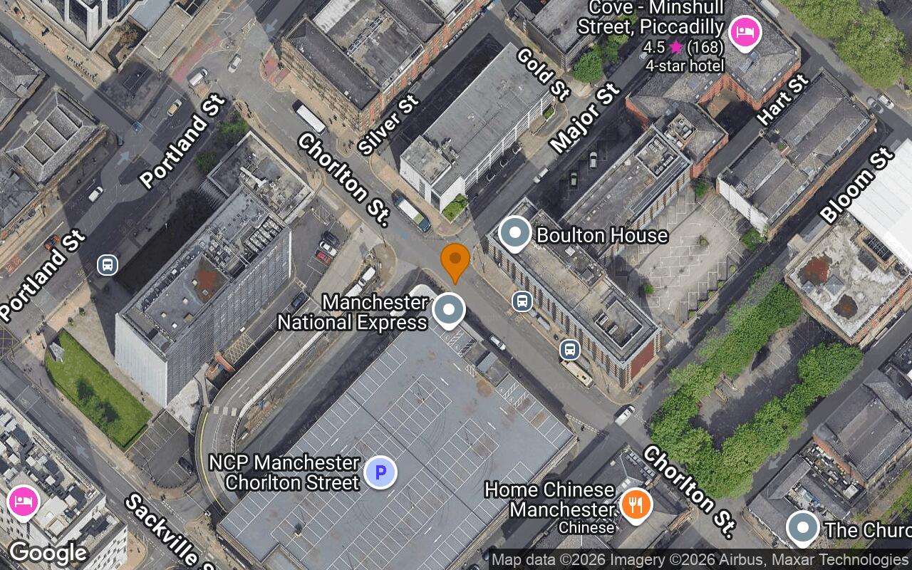 Chorlton Street coach drop-off bay