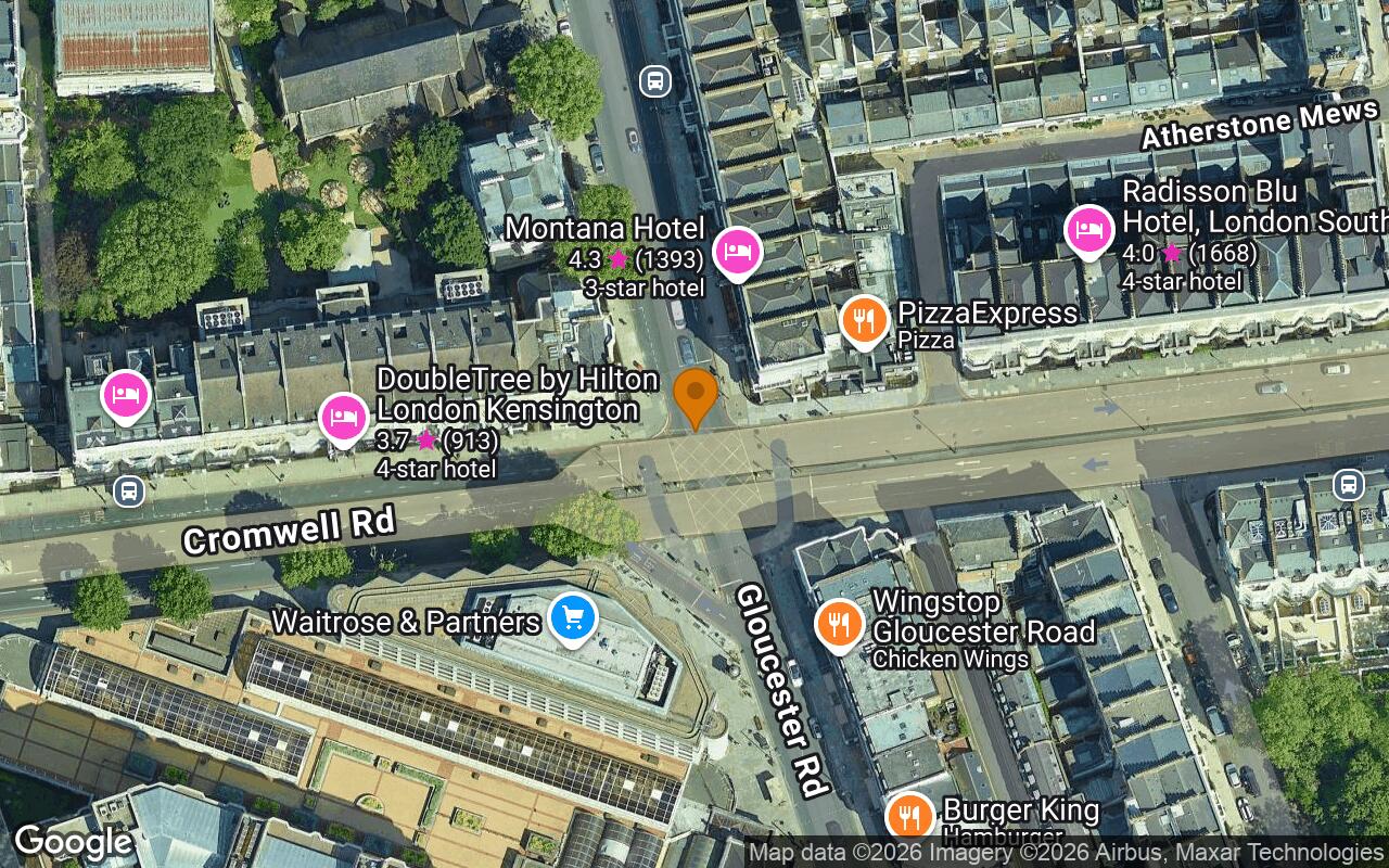 Cromwell Road, east & west bound (Cromwell Road, Gloucester Road)